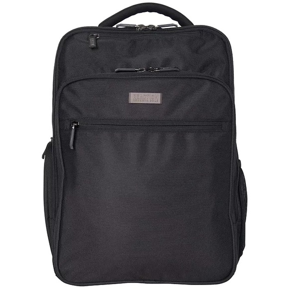 LOT 2 Kenneth Cole Reaction Brooklyn Commuter 16" Backpack - Navy and Charcoal - Picture 3 of 15
